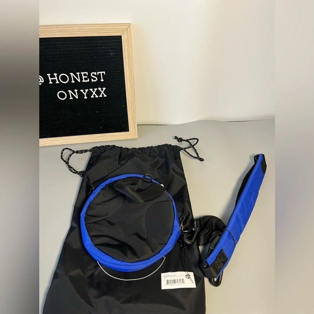 Telfar x Eastpak painter’s tape circle bag